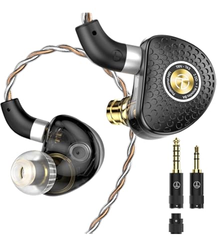 TRN BAX PRO 2EST 2BA 1DD 中華イヤホン 中古 TRN-BAX Pro モニターイヤホン ハイブリッド型 2EST+2BA+DD
