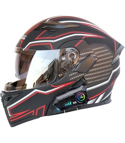 Amazon.co.jp: バイクヘルメット フルフェイスヘルメット フリップ