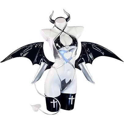 Amazon.co.jp: [KORURACLUB] サキュバス コスプレ（ボディスーツ） 小