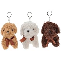 Amazon.co.jp: [WHAMVOX] 3個 犬のおもちゃのキーホルダー