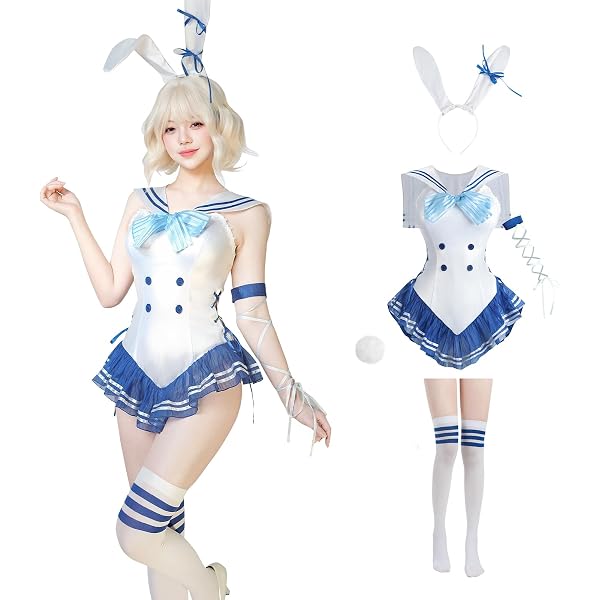 Amazon.co.jp: [Malymoon] コスプレ イースター バニーガール デニム
