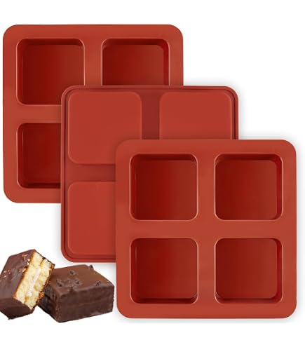 4-Cavity S’mores Silicone Molds – Set Of 3, Reusable, Non-Stick, For Chocolate & Marshmallow Treats - View #6