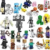 マイクラ ミニフィグ ブロック 30体 互換 人気 キャラクター 専用 基礎板セット