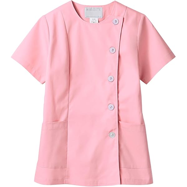 Amazon | [ボンマックス] 事務服 制服 衿ぐり切替え半袖ニット BCK7302