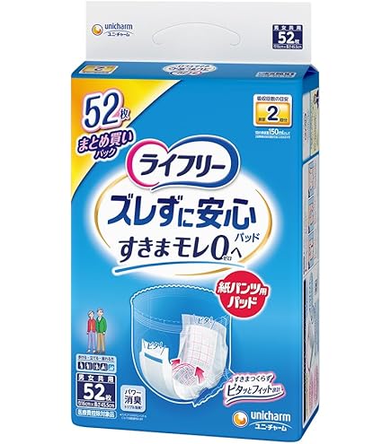 Amazon | 【大人用紙おむつ類】花王 リリーフ 紙パンツ用パッド ズレず 
