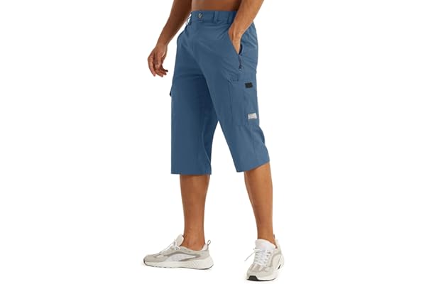 7分丈パンツ メンズ 速乾 ハーフパンツ 撥水 アウトドアショートパンツ ストレッチ 作業着 半ズボン ゴルフ トレッキング 釣り サイクルウェア 夏