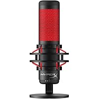 HyperX QuadCast スタンドアロンマイク ストリーマー/コンテンツクリエーター/ゲーマー向け/PC,PS4使用可能 2年保証 HX-MICQC-BK ( 4P5P6AA )
