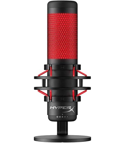 Amazon.co.jp: HyperX QuadCast S スタンドアロンマイク RGB 