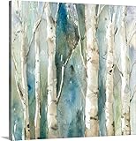 キャロル・ロビンソンプレミアムシックラップキャンバス壁アート印刷題名川Birch I 20" x 20" 2492084_24_20x20_none