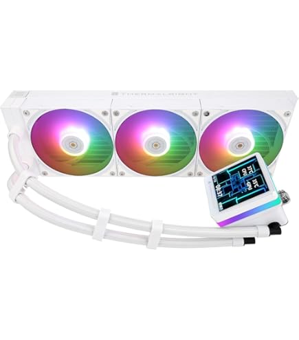 新品Thermalright CORE Vision 360 ホワイト ARGB Amazon.co.jp: Thermalright CORE Vision 360 ホワイト ARGB CPU AIO