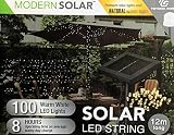 全天候 プレミアム Solar ソーラー LED String ストリング 100LED 12M Natural warm light ナチュラル ウォーム ライト [HDS-16STL-100]