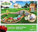Fisher-Price Wood Sesame Street Wood 29-Piece Train Set [並行輸入品]