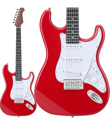 Amazon | BUSKER'S BST-Standard ストラトキャスタータイプ ロース