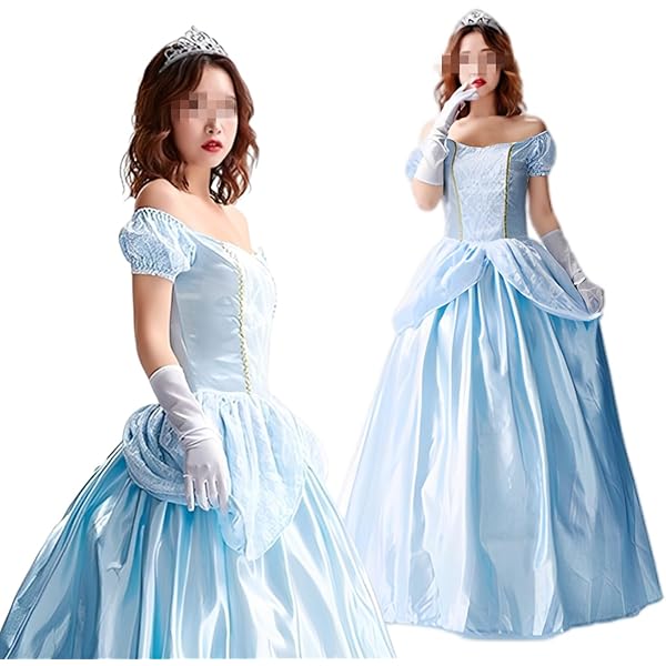 Amazon.co.jp: [シュエホウアルオ] シンデレラ風 コスプレ衣装 大人