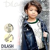 (ディラッシュ) DILASH3色3柄ラグラントレーナー/秋 ベビー キッズ 男の子 100 チャコール