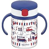 リッチェル アクリア おでかけストローマグR 200 ネイビーブルー 1個 200ml 7カ月