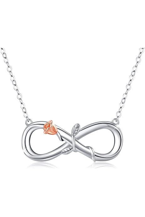 Fiasaso Infinity Pendant Necklace for 