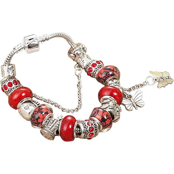 Amazon.co.jp: anorl Pandora Bracelet, Circumference 7.1 inches (18