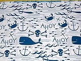 Authentic Kids Twin Size Sheet Set - Whales, Anchors, Pirates [並行輸入品]