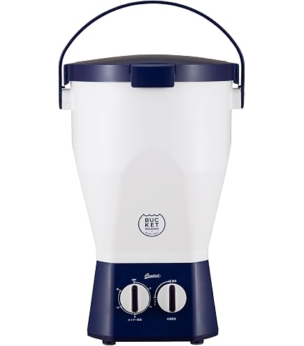 Amazon.co.jp: 小型バケツ洗濯機 TOM-12f ホワイト 抗菌仕様 予洗い 靴