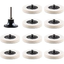 ハサミ研磨器 バフ盤昔の商品です Amazon | STEBRUAM ポリッシャ バフ 10枚セット 50mm 羊毛
