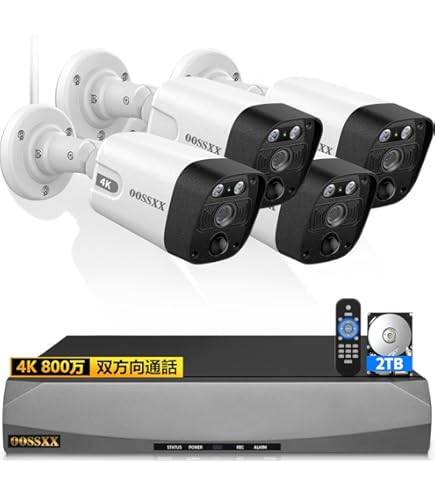 Amazon.co.jp: 【双方向通話】BNT 防犯カメラ 500万画素 双方向音声