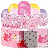 Baby Shower Essential Party Pack From Pink Clothesline Range (32 Guest) by Uk Baby Shower Co