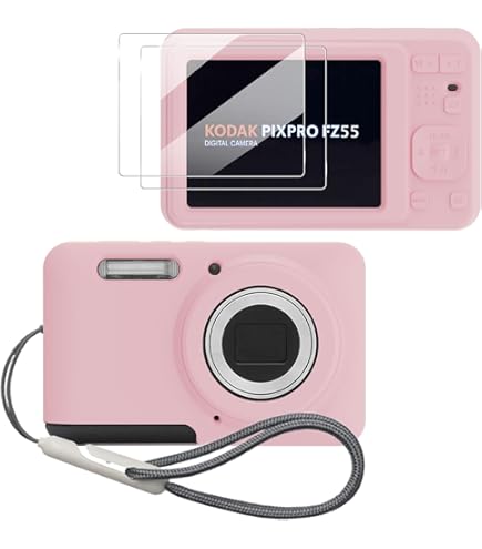 Amazon | Kodak PIXPRO FZ55 デジタルカメラ(レッド) + 32GB メモリー