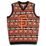 MLB Aztec醜いセーターベスト XL ブラック