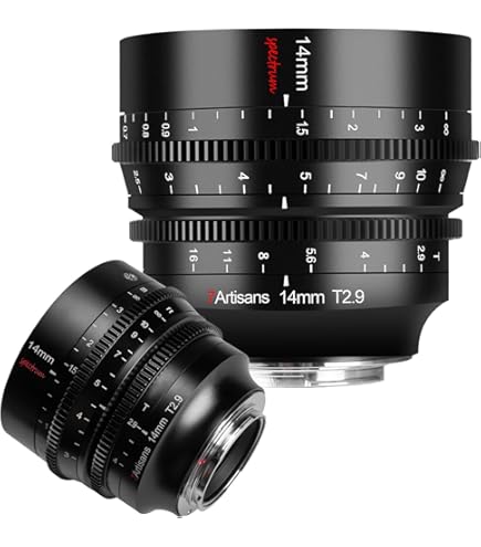 Amazon | 7artisans 50mm T2.0 大口径フルフレームシネレンズ L