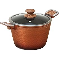 Amazon｜谷口金属 槌目鍛造 両手鍋 22cm IH ガス火対応 PFOS