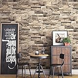 Blooming壁モダンFauxレンガストーン壁紙3dレンガブロックホーム部屋装飾、57 sq。FT /ロール 20.5" x 396"=57 Sq. Ft/Roll BW-GD-6052