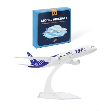 Amazon.co.jp: QIYUMOKE 1/400 ANA ボーイング787 飛行機モデル 15.5cm