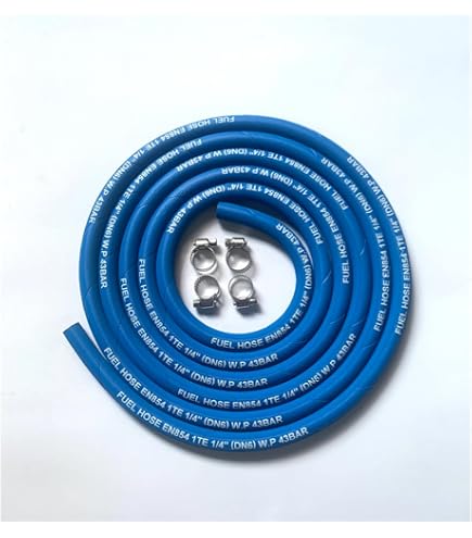 High Pressure Fuel Hose 1/2 Inch ID Fuel Line Hose - 10FT Marine