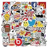 100枚 ステッカーセット 防水シール ステッカーパック デカール スーツケース 車 自転車 バイク ヘルメット パソコン スノーボードに適用 (100-4)