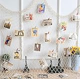 Gorse Photo Hanging Display Fishnet Wall Decor Decorative Picture Frame DIY Includes Picture Hanging