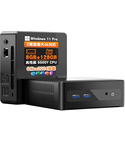 Amazon.co.jp: ミニpc 小型パソコン 高性能 6500Y ｜最大3.4GHz 動作
