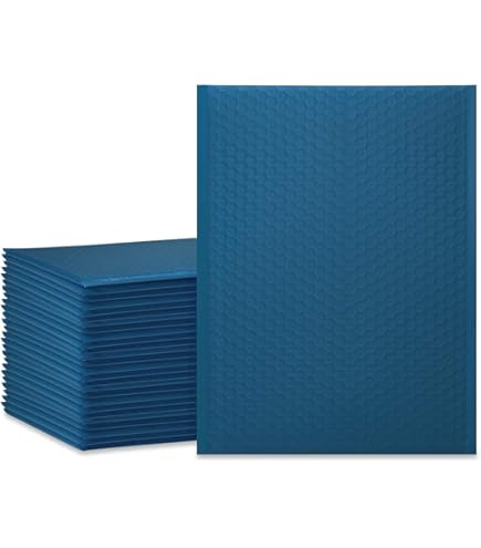 Famagic Bubble Mailers 10.5x16 Inch 25pc Ultramarine Green Shipping Bags, Chi - View #4