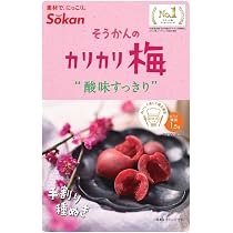 Amazon | 壮関 無着色手割りかりかり梅 56g×6袋 | 壮関 | おつまみ