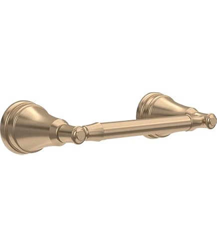 Kingston Brass Milano Toilettenpapierhalter Aus Gebürstetem Messing – Edles Bad-Accessoire Mit Doppelpfosten