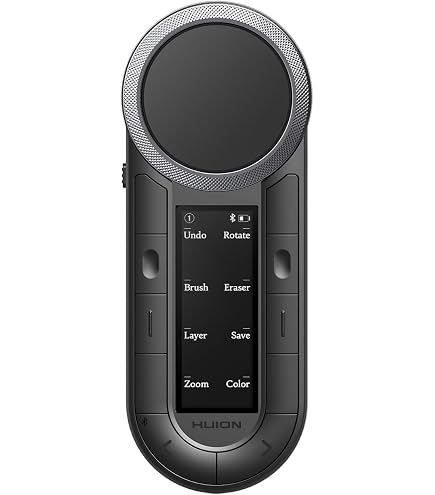 Amazon.co.jp: HUION KeydialRemote 左手デバイス 片手キーボード