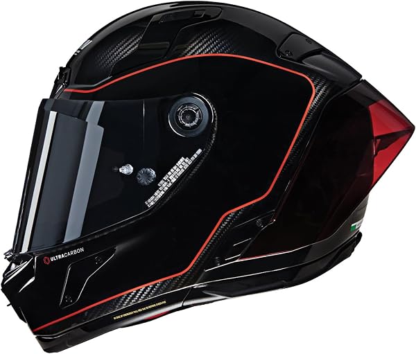 NOLAN X-804RS Motorcycle Helmet, Full Face, X-804RS Ultra Carbon ASSO DI PICCHE SPADEA (RED/342) Large Size 23.2 - 23.6 inches (59 - 60 cm) 49833 - 1