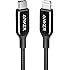 Anker iPhone 充電ケーブル PowerLine+ III USB-C ＆ ライトニング ケーブル Apple MFi認証取得 iPhone iPad iPod AirPods 互換対応 PD対応 (0.9m ブラック)