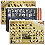 Painless学習教育プレースマットセットバンドルand Moreノンスリップ洗濯可能 PLMT_DCS