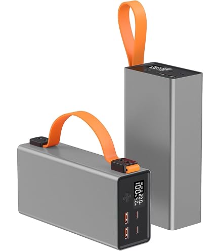 Amazon.co.jp: ポータブル電源 小型 軽量 60000mAh大容量 急速充電 5台