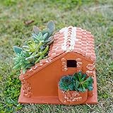 多肉植物 寄せ植え テラコッタ ハウス ( G タイプ )