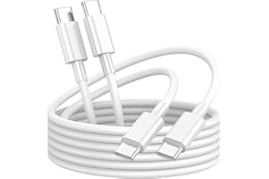 USBC & USBC ケーブル 【2M 2本セット】PD対応 60W急速充電 USB C ケーブル 純正 高速データ転送 高耐久性 断線防止 Type C to Type C けーぶる for iPhone 17/16/15 Pro/Plus/Pro Max、for MacBook Pro/Air/iPad Pro/Air、for GalaxyなどTypeC機種対応