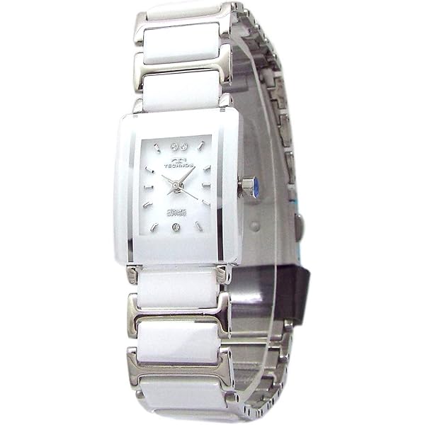 テクノス  レディース  T9921GW  パヴェタイプ  ホワイト Amazon.co.jp: TECHNOS テクノス レディース 腕時計 セラミック