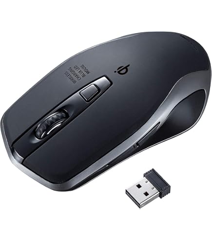 Amazon.co.jp: サンワサプライ ワイヤレスマウス 2.4GHz(USB A) 静音