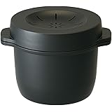 スケーター 電子レンジ スチーム ご飯メーカー ブラック 日本製 MWMR1